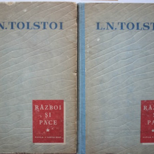 L. N. Tolstoi - Razboi si pace (2 vol., editie hardcover)