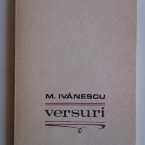 Mircea Ivanescu - Versuri (debut, cu autograf)