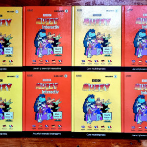 Muzzy - Curs multilingvistic. Jocuri si exercitii interactive I-VIII (8 vol., editie hardcover)