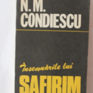 N. M. Condiescu - Insemnarile lui Safirim
