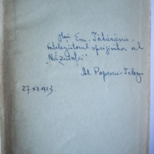 Al. Popescu-Telega - Prosatorii spanioli contemporani (cu autograf, editie hardcover)