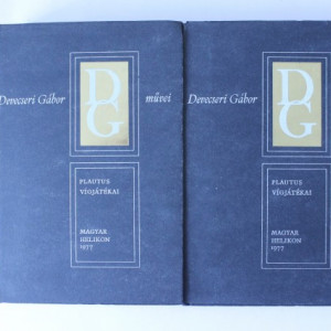 Devecseri Gabor - Plautus vigjatekai (2 vol., editie hardcover)