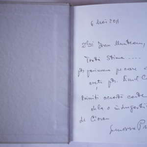 Genoveva Preda - Destinul unui spectacol: Cioran, l`homme a fragments (editie hardcover, cu autograf)