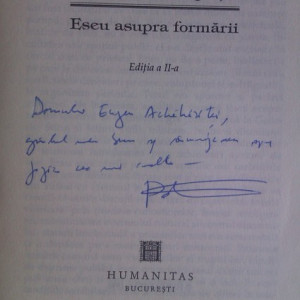 H.-R. Patapievici - Zbor in bataia sagetii (cu autograf)