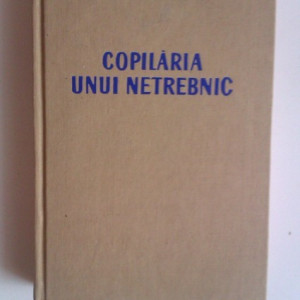 Ion Calugaru - Copilaria unui netrebnic (cu autograful sotiei, pictorul Titina Calugaru)