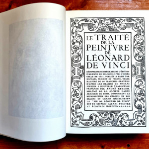 Leonard de Vinci - Le traite de la peinture de Leonard de Vinci (editie hardcover, bibliofila, bilingva)