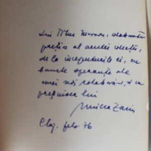 Nicolae Iorga - Peisagii (cu autograful lui Mircea Zaciu)