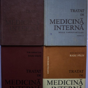 Radu Paun - Tratat de medicina interna. Bolile cardiovasculare (4 vol., editie hardcover)