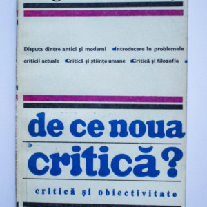 Serge Doubrovsky - De ce noua critica? Critica si obiectivitate