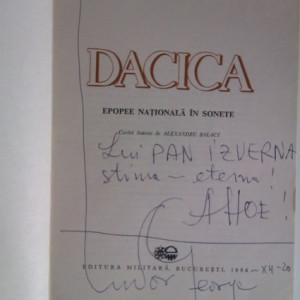 Tudor George - Dacica (cu autograf)