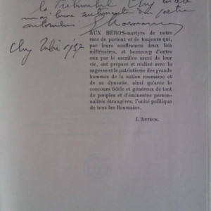 Georges Moroianu - Les luttes des Roumains Transylvains pour la liberte et l`opinion europeene (editie in limba franceza, cu autograf)