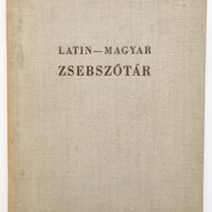 Latin-magyar zsebszotar (editie hardcover)