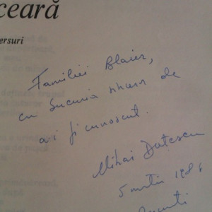 Mihai Dutescu - Muzeul de ceara (cu autograf)