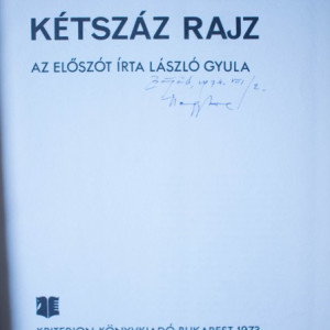Nagy Imre - Ketszaz rajz (editie hardcover, in limba maghiara, cu autograf)