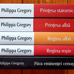 Pachet 5 vol. Philippa Gregory (Printesa statornica. Printesa alba. Regina alba. Regina rosie. Fiica eminentei cenusii)