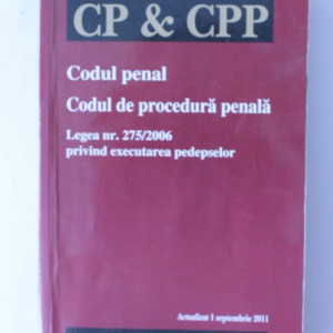 Codul penal si Codul de procedura penala