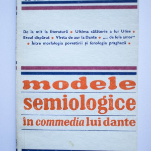 D`Arco Silvio Avalle - Modele semiologice in commedia lui Dante