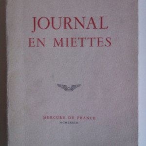 Eugene Ionesco - Journal en miettes (editie in limba franceza)