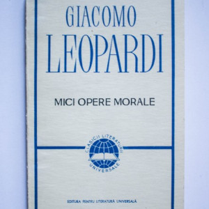 Giacomo Leopardi - Mici opere morale