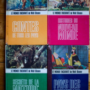 Le Monde Enchante de Walt Disney - Pays des merveilles, Secrets de la nature, Contes de tous les pays, Histoires du nouveau monde (4 vol.)