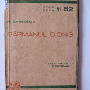 Mihai Eminescu - Sarmanul Dionis
