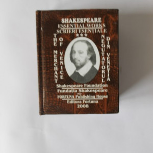 William Shakespeare - Scrieri esentiale I (5 vol. in caseta speciala, format liliput, editie bilingva romano-engleza, hardcover)