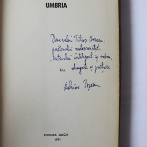 Adrian Popescu - Umbria (editie hardcover, debut, cu autograf)