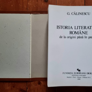 G. Calinescu - Istoria literaturii romane de la origini pana in prezent (editie hardcover, bibliofila)
