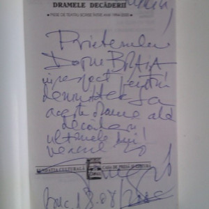 George Genoiu - Dramele decaderii (cu autograf)