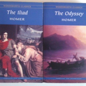 Homer - The Iliad. The Odyssey (2 vol,, editie in limba engleza)