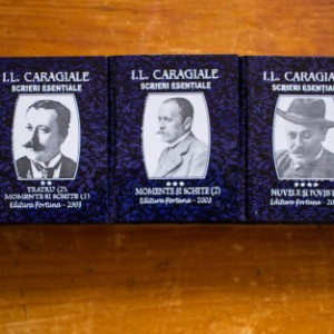 I. L. Caragiale - Scrieri esentiale (5 vol. in caseta speciala, format liliput, hardcover)