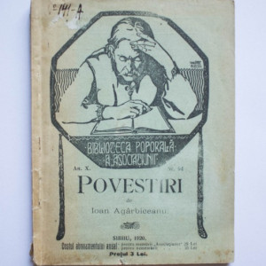 Ioan Agarbirceanu - Povestiri (editie interbelica)