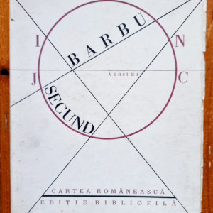 Ion Barbu - Joc secund. Versuri (editie bibliofila)