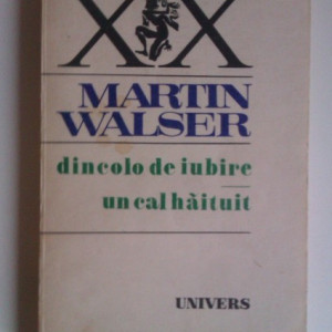 Martin Walser - Dincolo de iubire. Un cal haituit