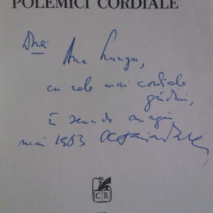 Octavian Paler - Polemici cordiale (cu autograf)