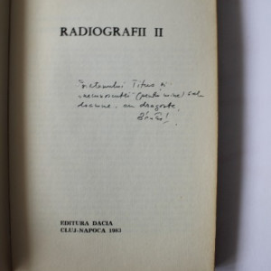 Petru Poanta - Radiografii 2 (cu autograf)