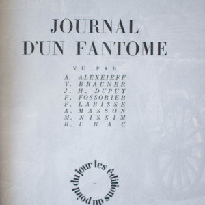 Philippe Soupault - Journal d`une fantome