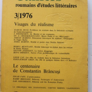 Cahiers roumains d'etudes litteraires nr. 3/1976