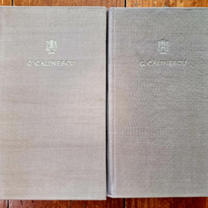 G. Calinescu - Opere VII-VIII. Scrinul negru (2 vol., editie hardcover)