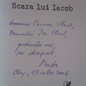 Marta Petreu - Scara lui Iacob (cu autograf, contine CD)