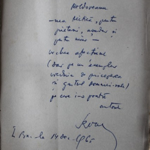 Romulus Vulpescu - Poezii (volum de debut, cu autograf)