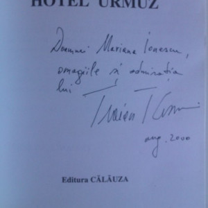 Traian T. Cosovei - Hotel Urmuz (cu autograf)