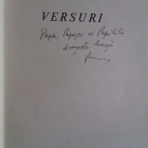 Vintila Ivanceanu - Versuri (cu autograf)