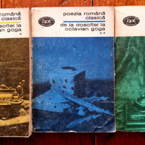 Al. Piru - Poezia romana clasica de la Dosoftei la Octavian Goga (3 vol.)