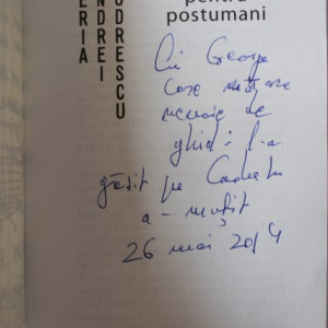 Andrei Codrescu - Ghid DADA pentru postumani (cu autograf)