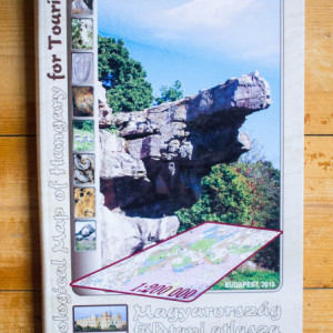 Colectiv autori - Magyarorszag foldtani atlasza orszagjaroknak / Geological Map of Hungary for Tourists (editie hardcover, bilingva, engleza-maghiara)