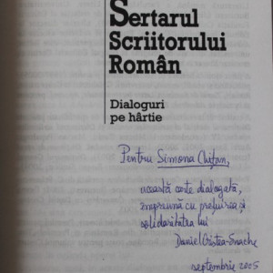 Daniel Cristea-Enache - Sertarul scriitorului roman (cu autograf)