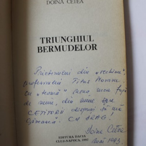 Doina Cetea - Triunghiul Bermudelor (cu autograf)