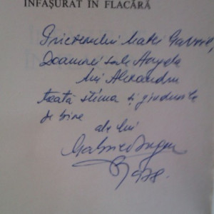 Gabriel Iuga - Infasurat in flacara (cu autograf)