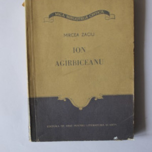 Mircea Zaciu - Ion Agarbiceanu